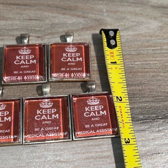 Medical assistant pendant keep calm and be a great medical assistant glass Lot 5 - Picture 6 of 7